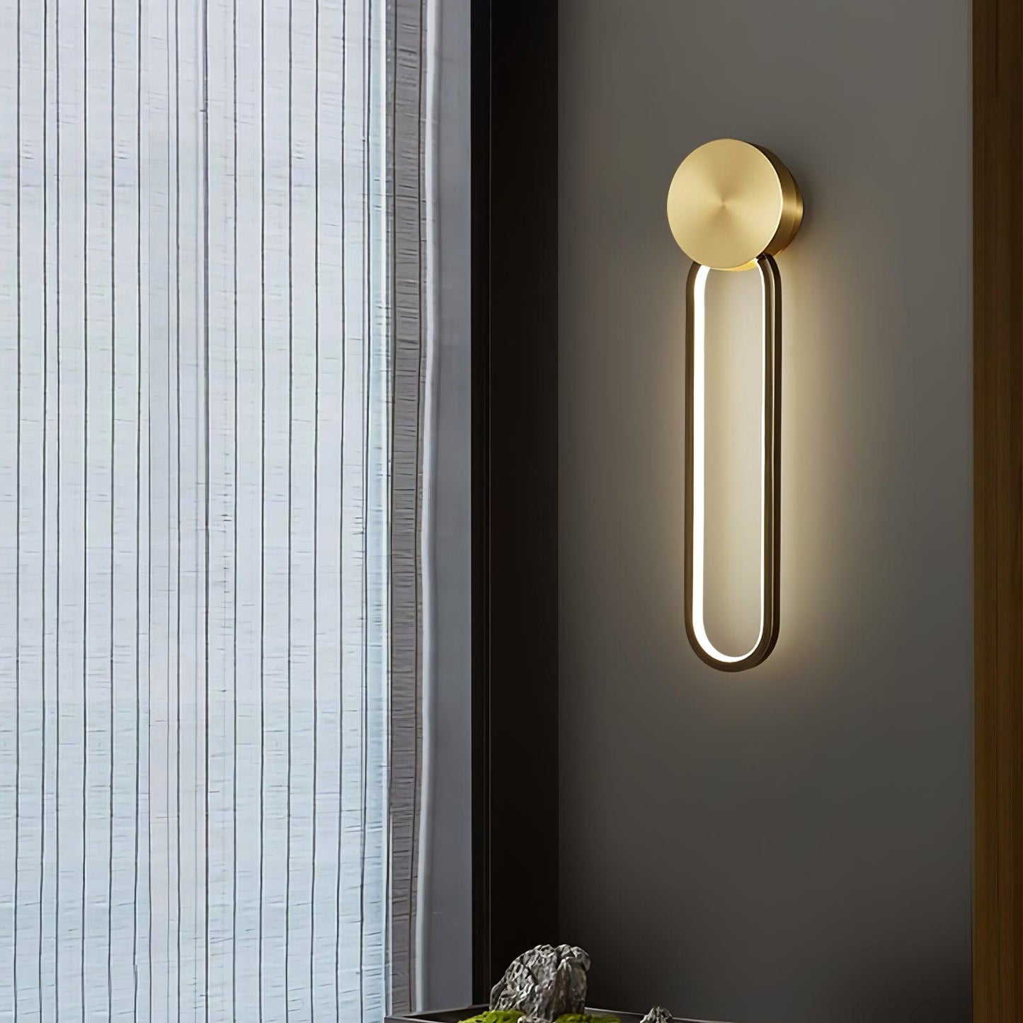 Simple Elliptical Wall sconce Wall Sconce