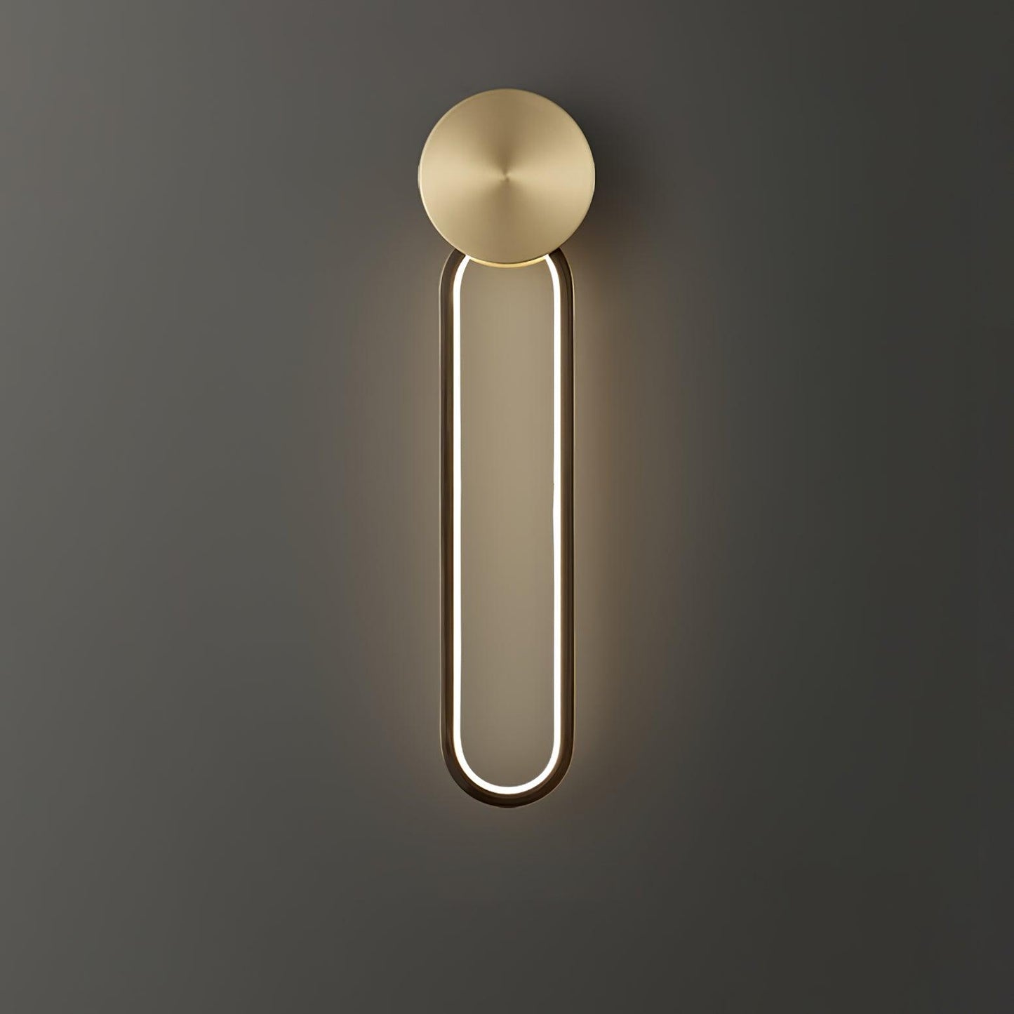 Simple Elliptical Wall sconce Wall Sconce