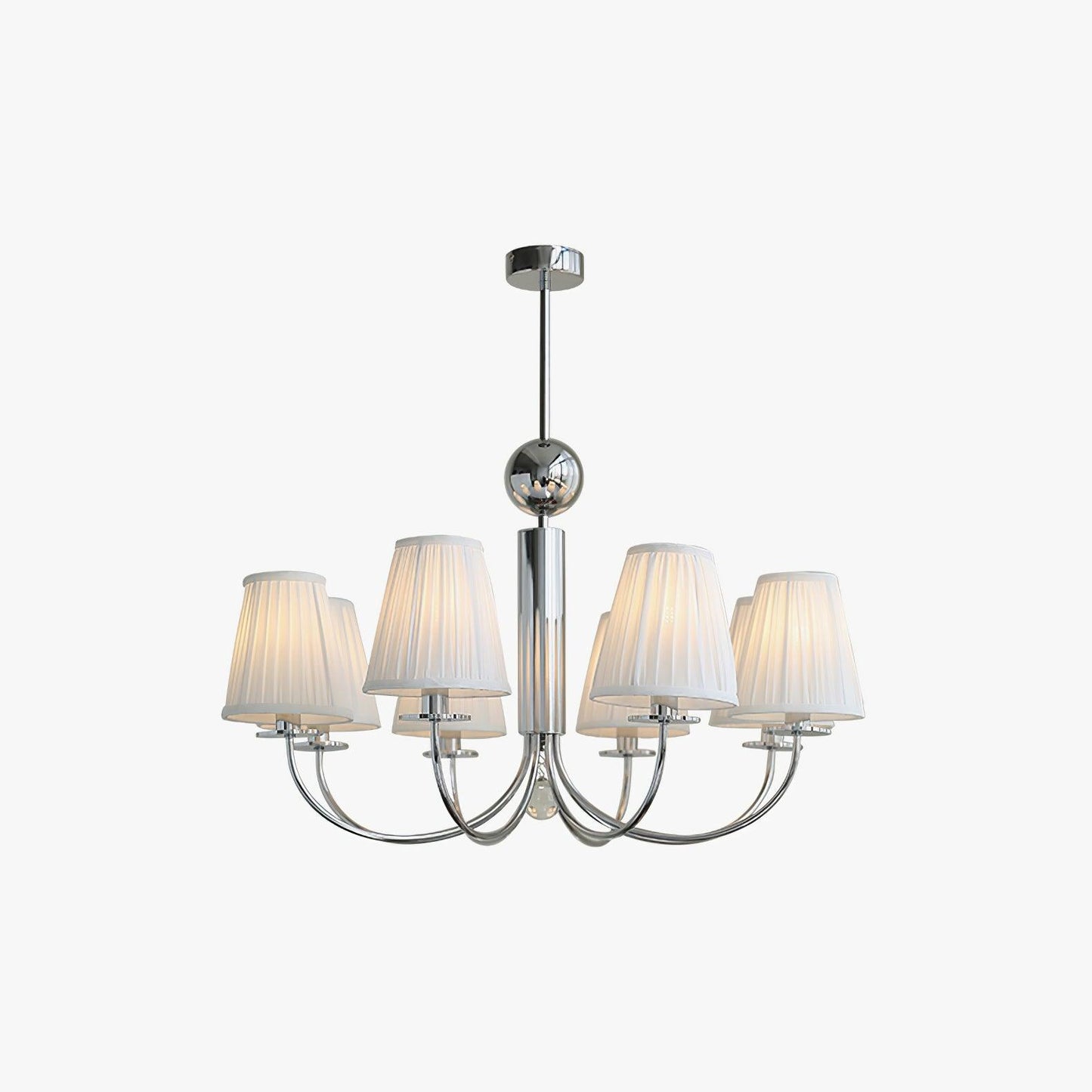 Simplicity Chrome Candelabrum Chandelier