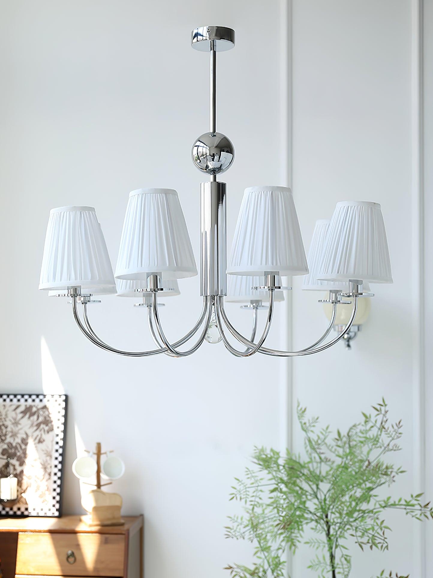 Simplicity Chrome Candelabrum Chandelier