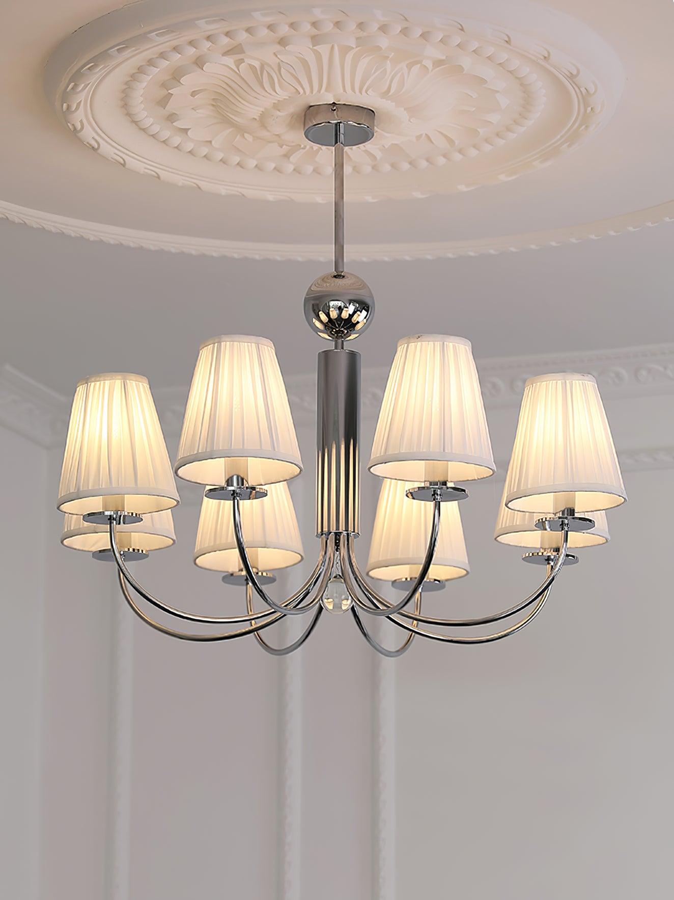 Simplicity Chrome Candelabrum Chandelier