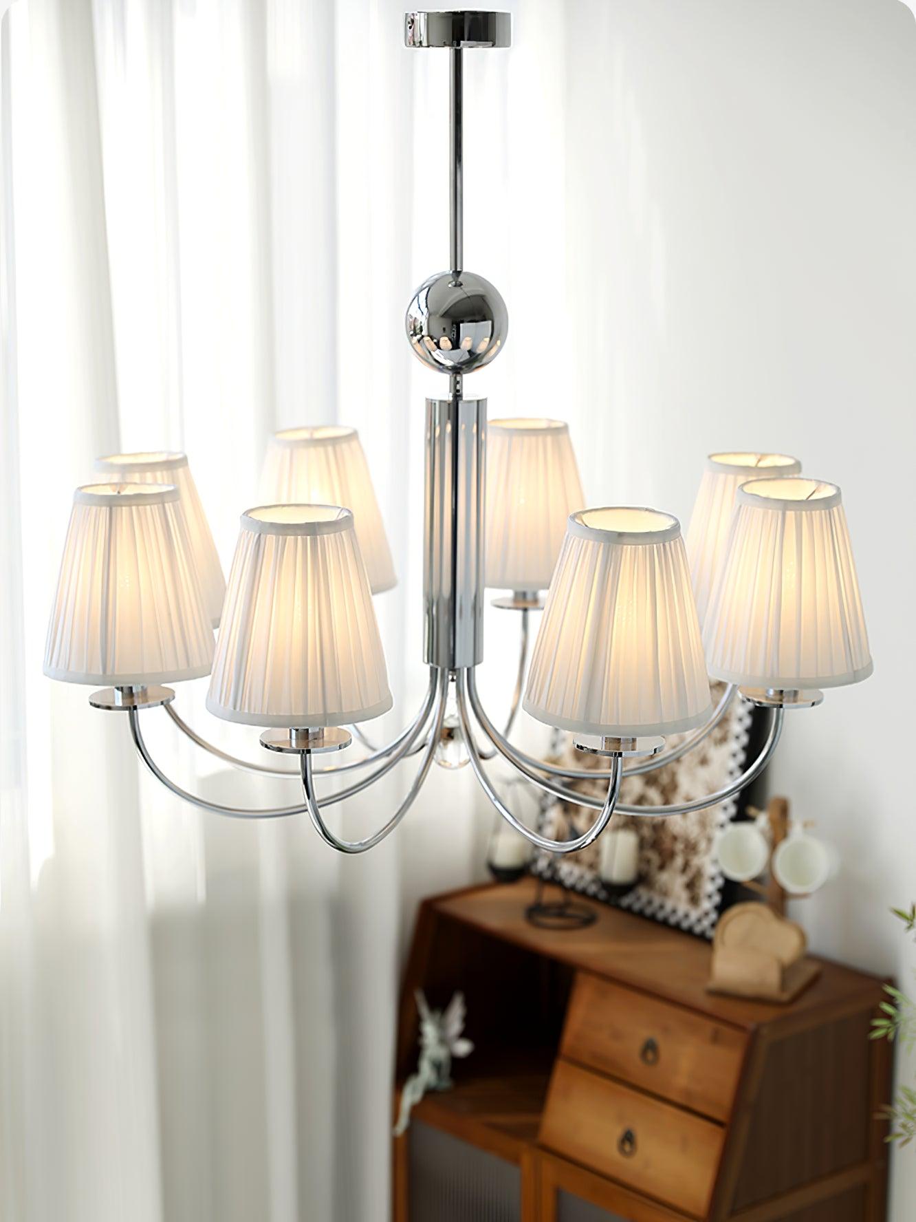 Simplicity Chrome Candelabrum Chandelier