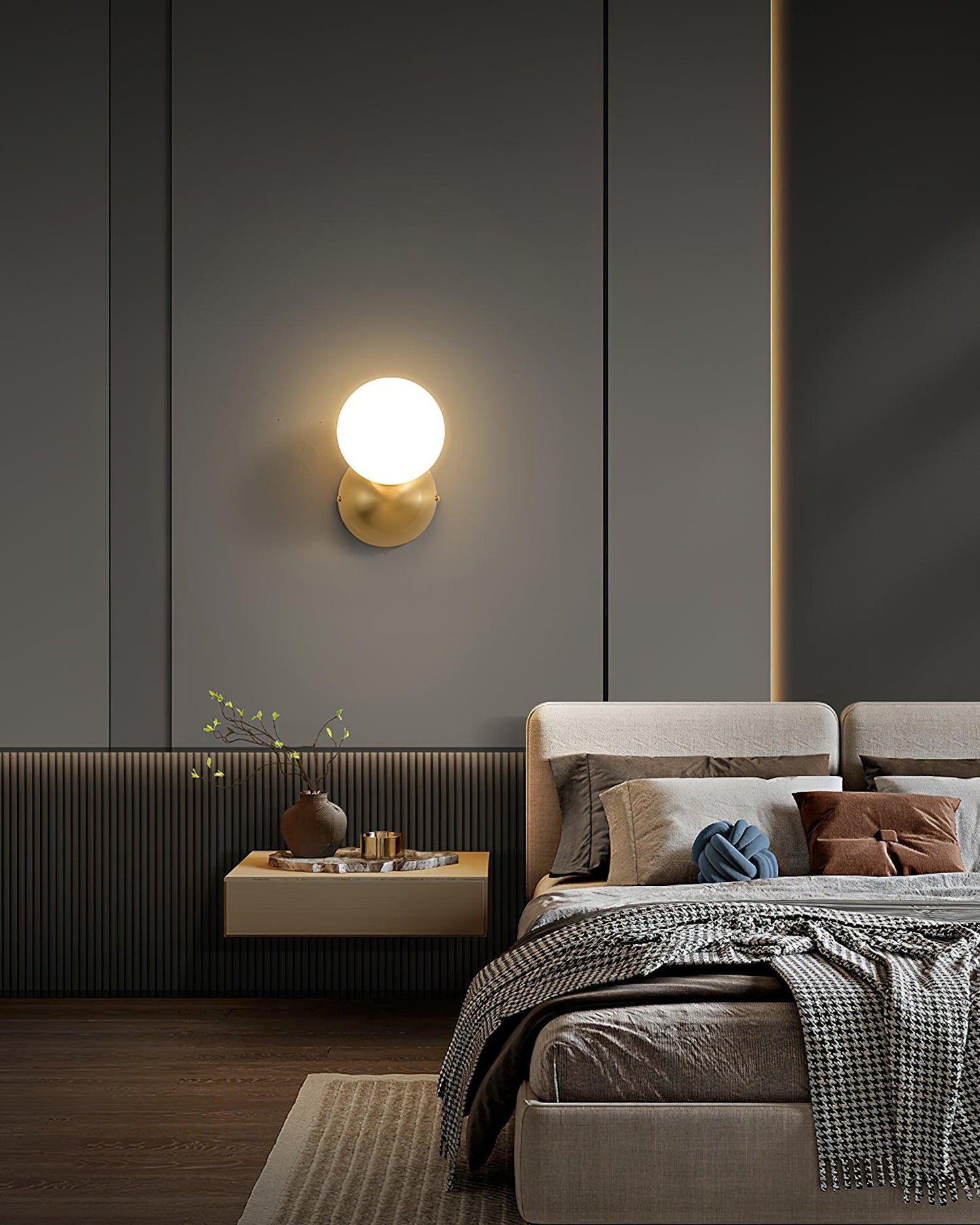 Single Globe Wall-mounted light Wall Light