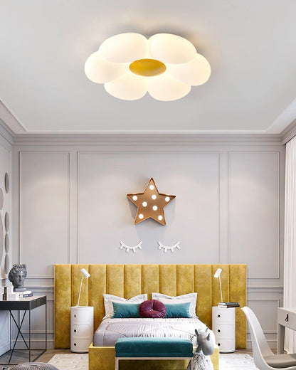 Six-leaf Flower Kids Room Overhead light Ceiling Lamp