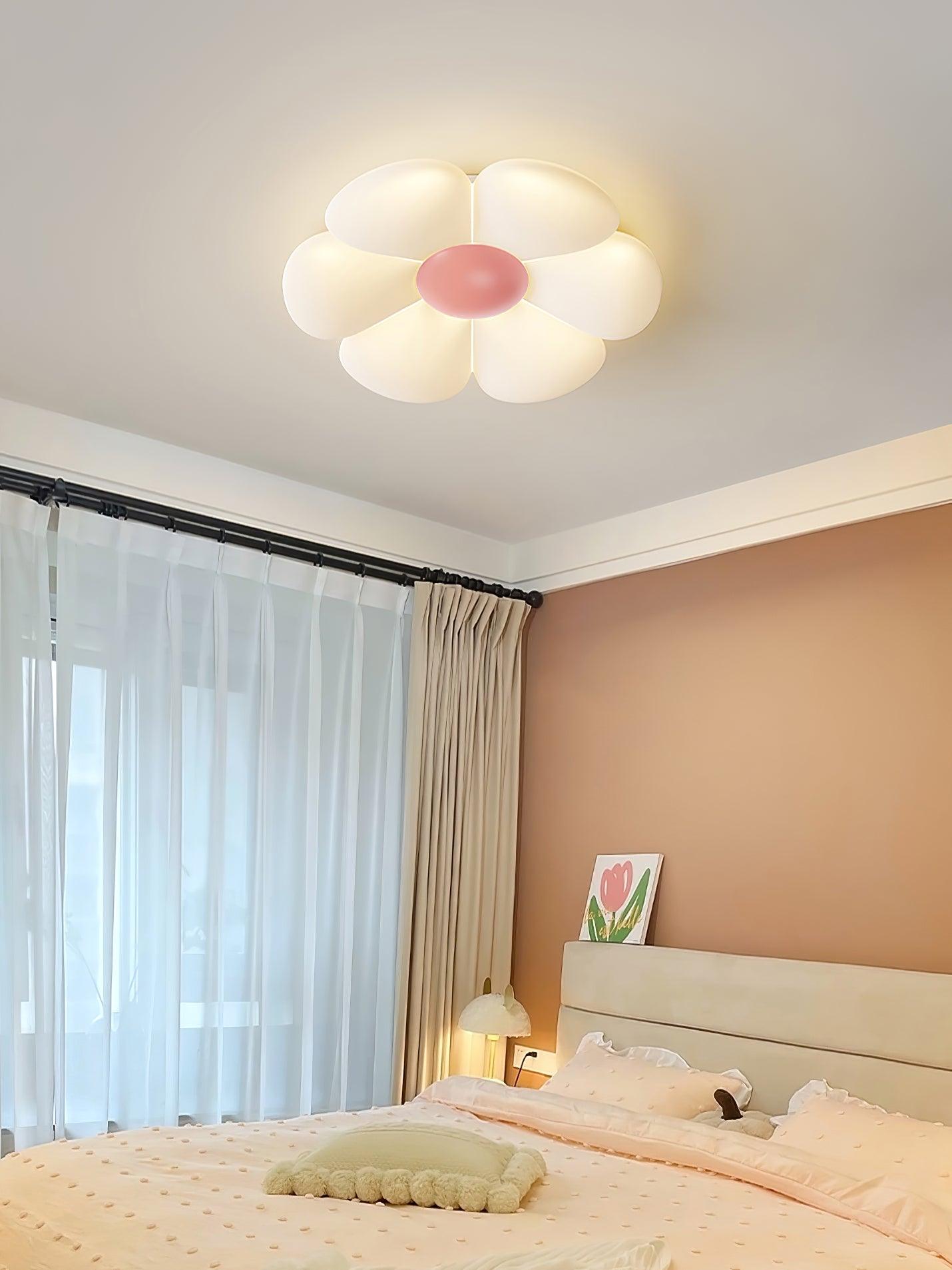 Six-leaf Flower Kids Room Overhead light Ceiling Lamp