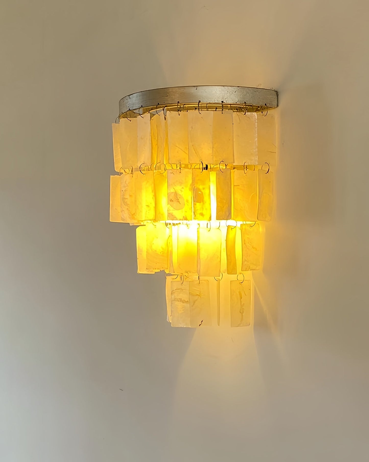 Skye Shell Tiered Wall light fixture Wall Lamp