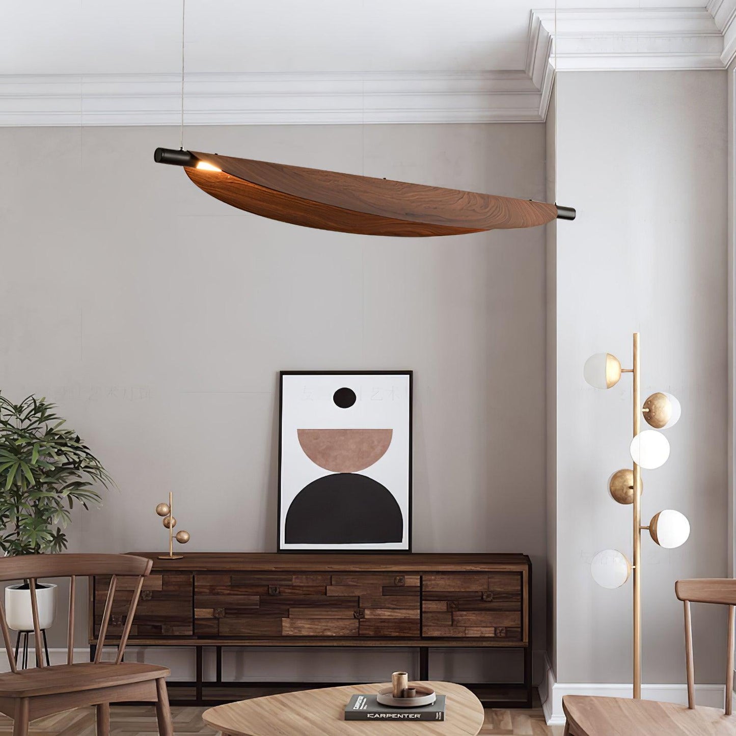 Sleek Board Ceiling light fitting Pendant Lamp