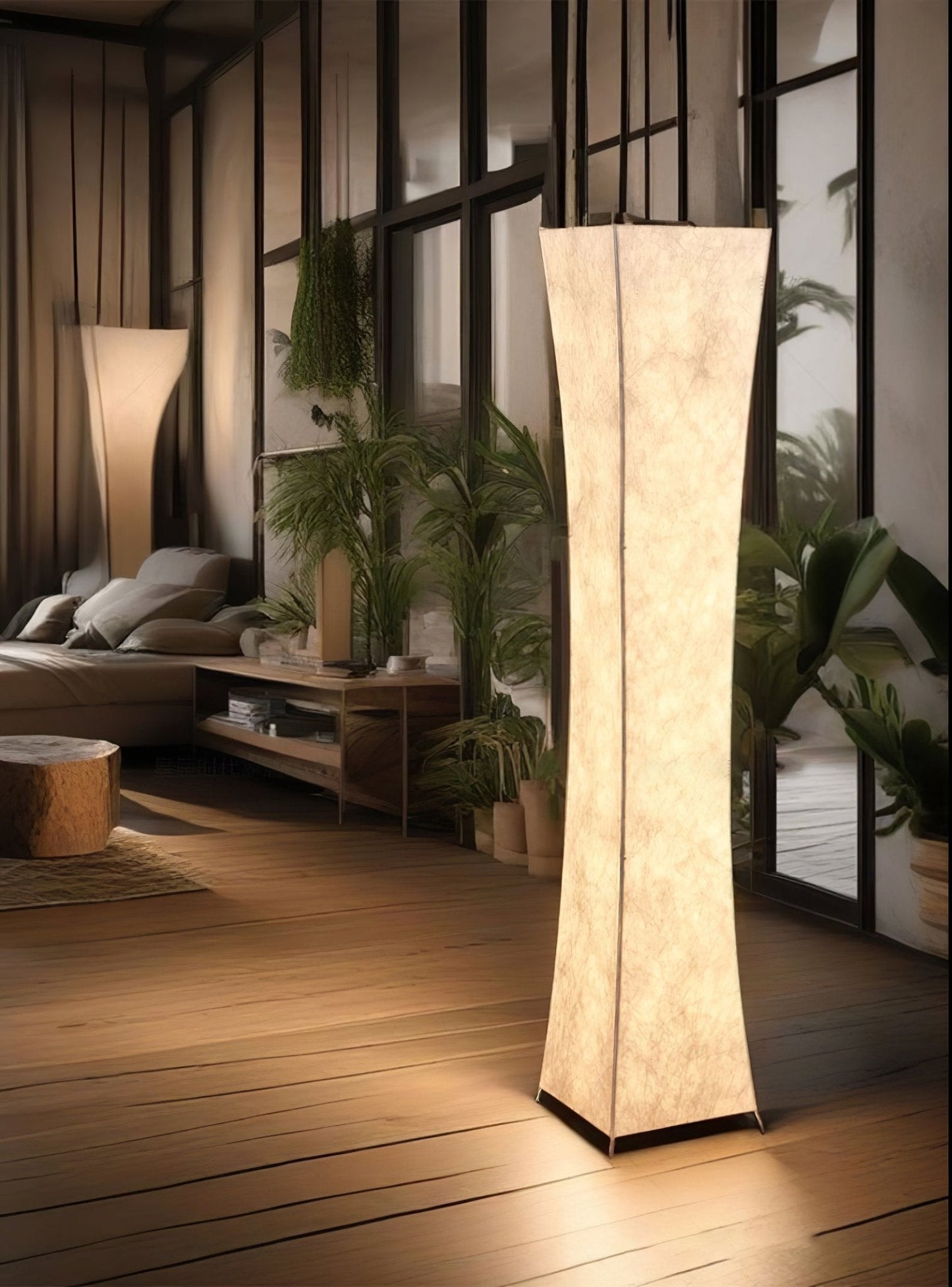 Slim Waist Tower Torchiere Lamp Floor Lamp