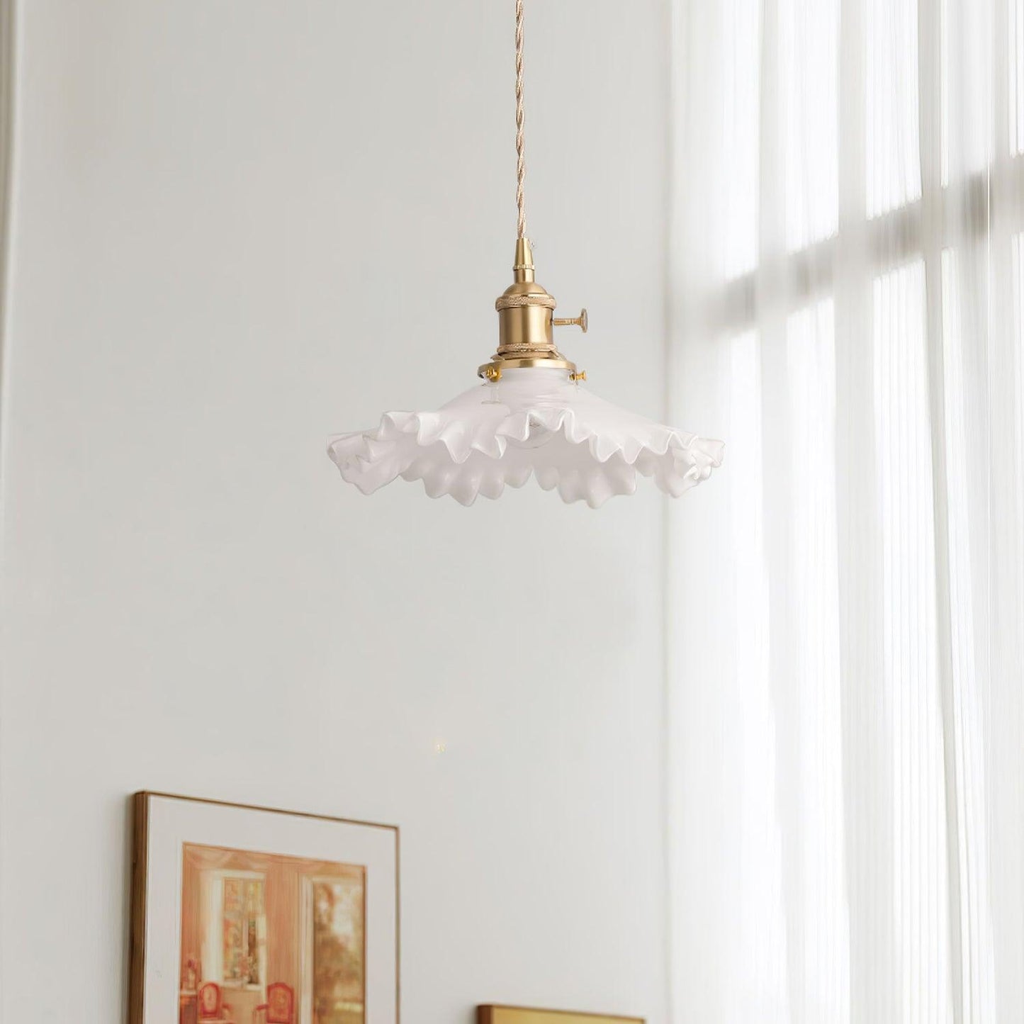 Small Floral Houselight Pendant Lamp