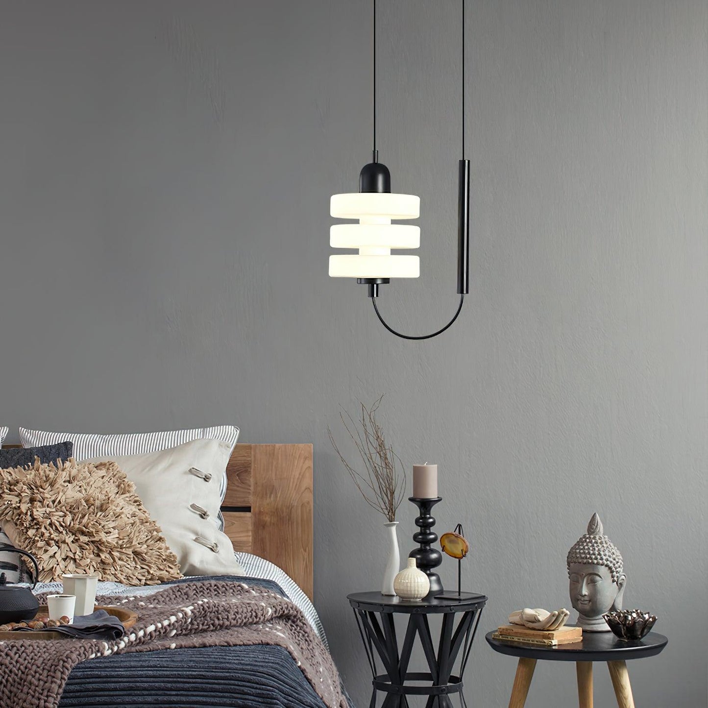 Small Nordic Glass Houselight Pendant Lamp