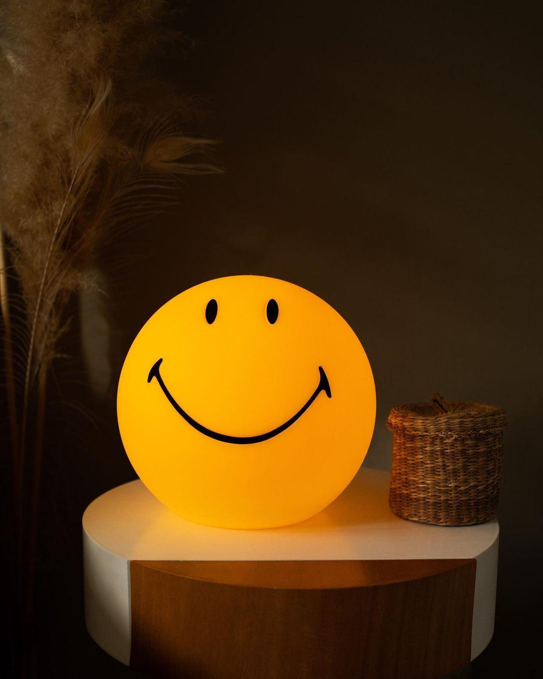 Smiling Rechargeable Built-in Battery Portable lamp Table Lamp