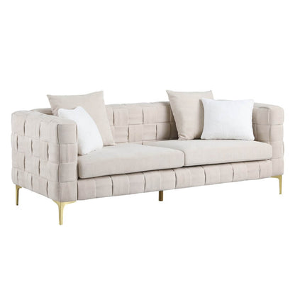 Snowflake Hand-Woven Upholstered Sofa