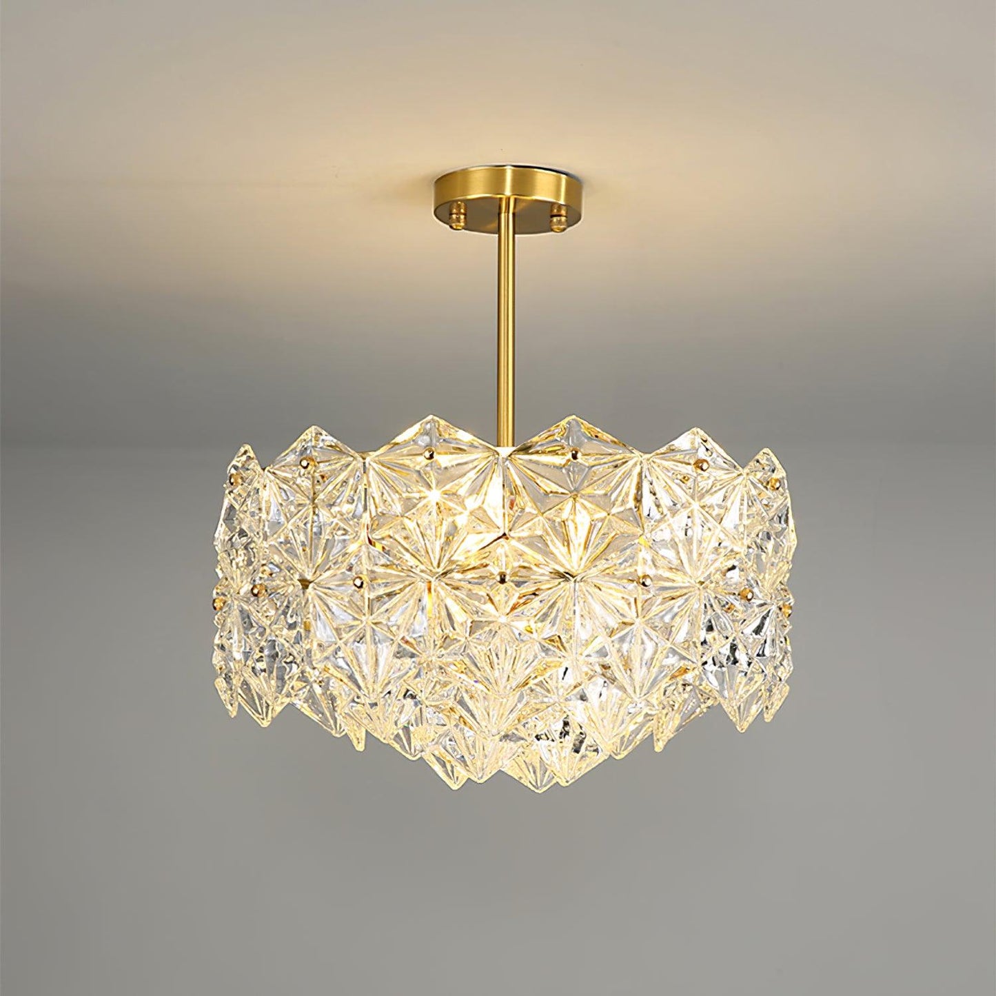 Snowflake Glass Pendant light Chandelier