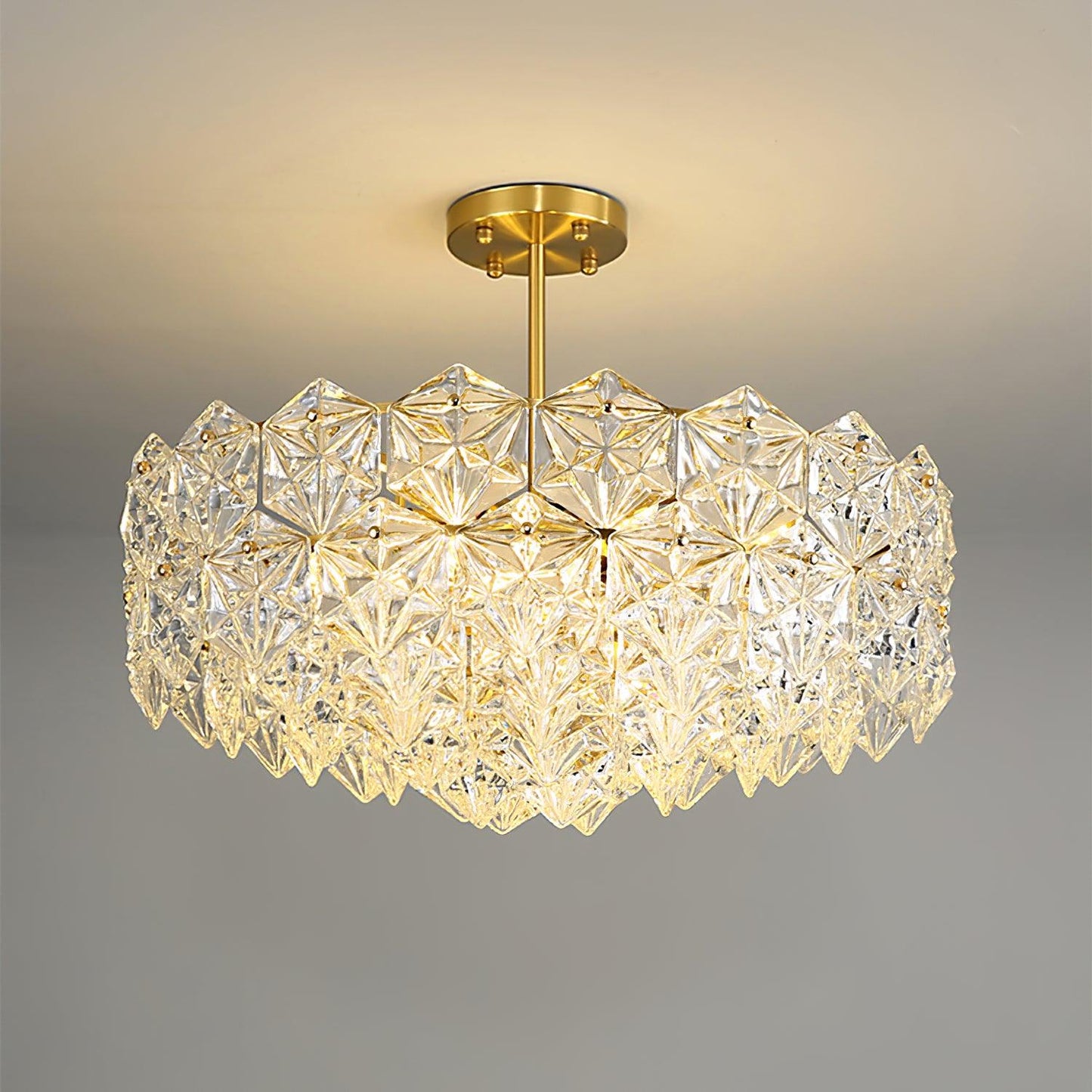 Snowflake Glass Pendant light Chandelier