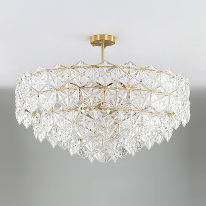 Snowflake Glass Pendant light Chandelier