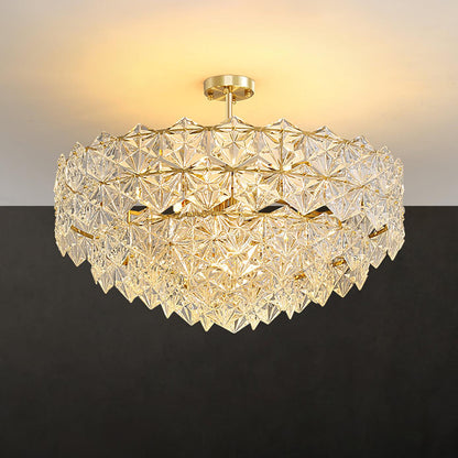 Snowflake Glass Pendant light Chandelier