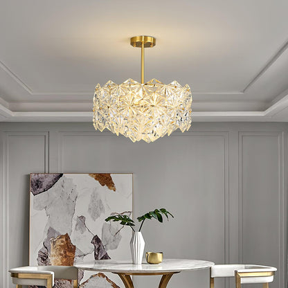 Snowflake Glass Pendant light Chandelier