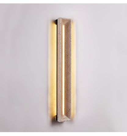 Solace Travertine Beam Wall Light