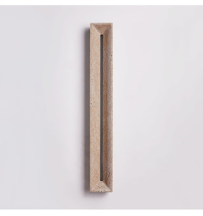 Solace Travertine Beam Wall Light