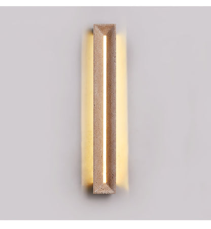 Solace Travertine Beam Wall Light