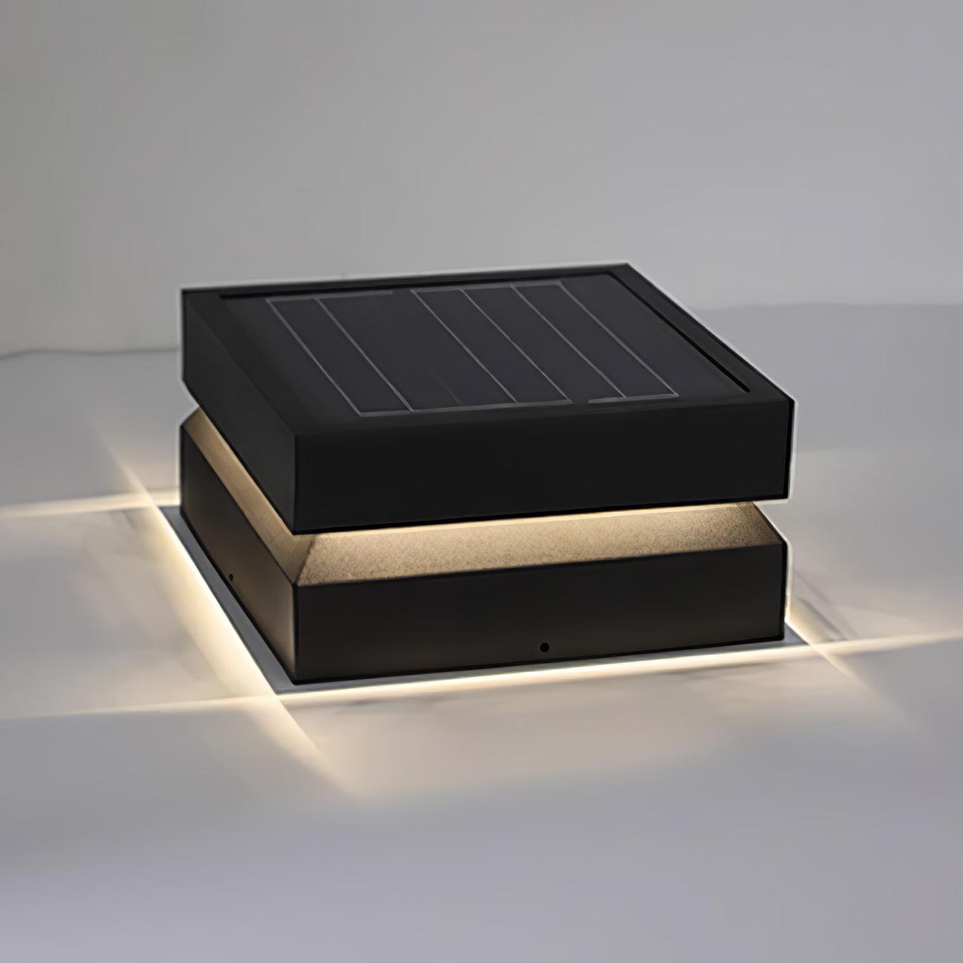 Square Post Floodlight Outdoor Light