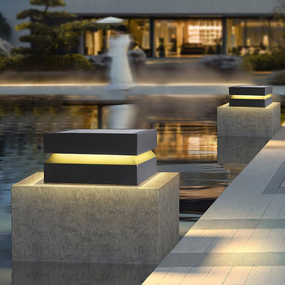 Square Post Floodlight Outdoor Light