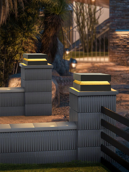 Square Post Floodlight Outdoor Light