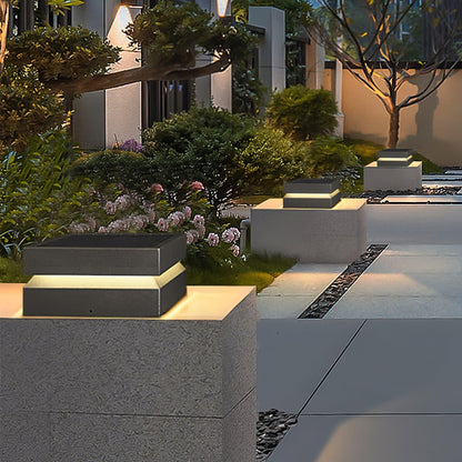 Square Post Floodlight Outdoor Light