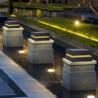 Square Post Floodlight Outdoor Light