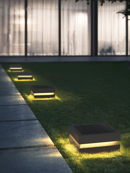 Square Post Floodlight Outdoor Light