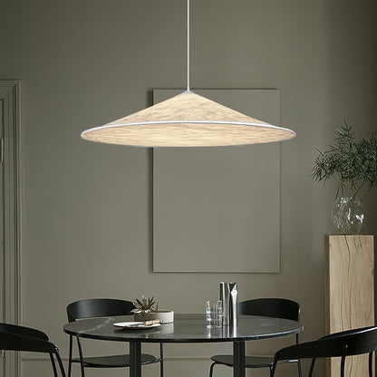 Solara Disc Silk Pendant Lamp