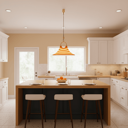 Solari Swirl Glass Pendant Light