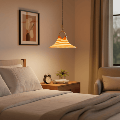 Solari Swirl Glass Pendant Light