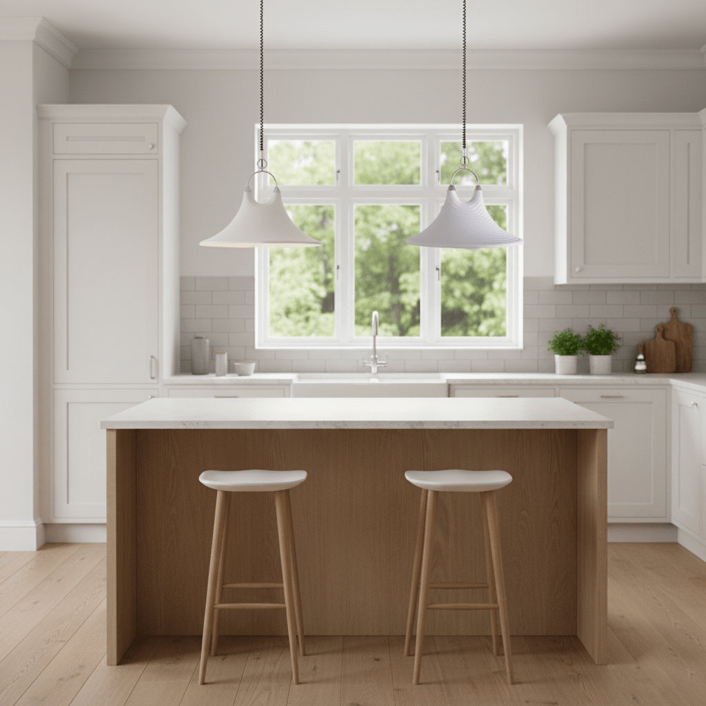 Solari Swirl Glass Pendant Light