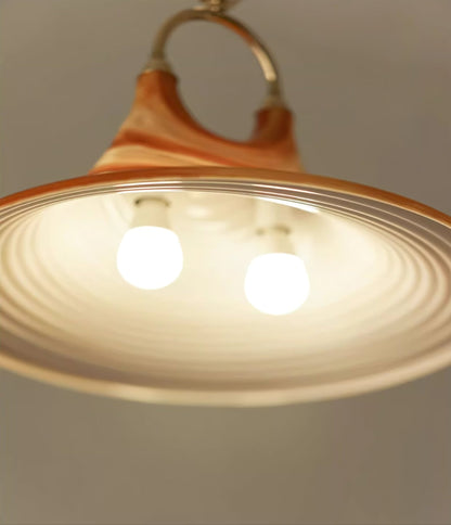 Solari Swirl Glass Pendant Light