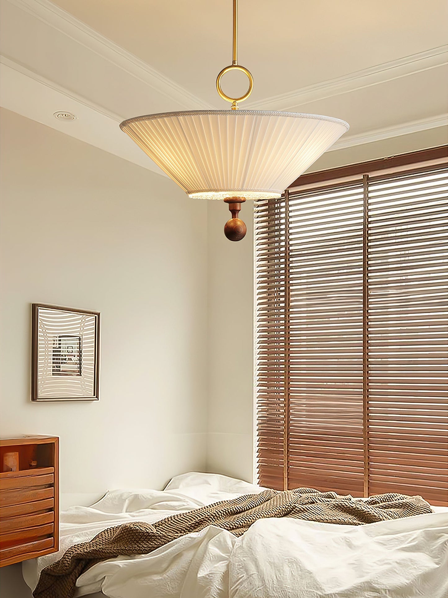 Solaria Pleated Pendant Light