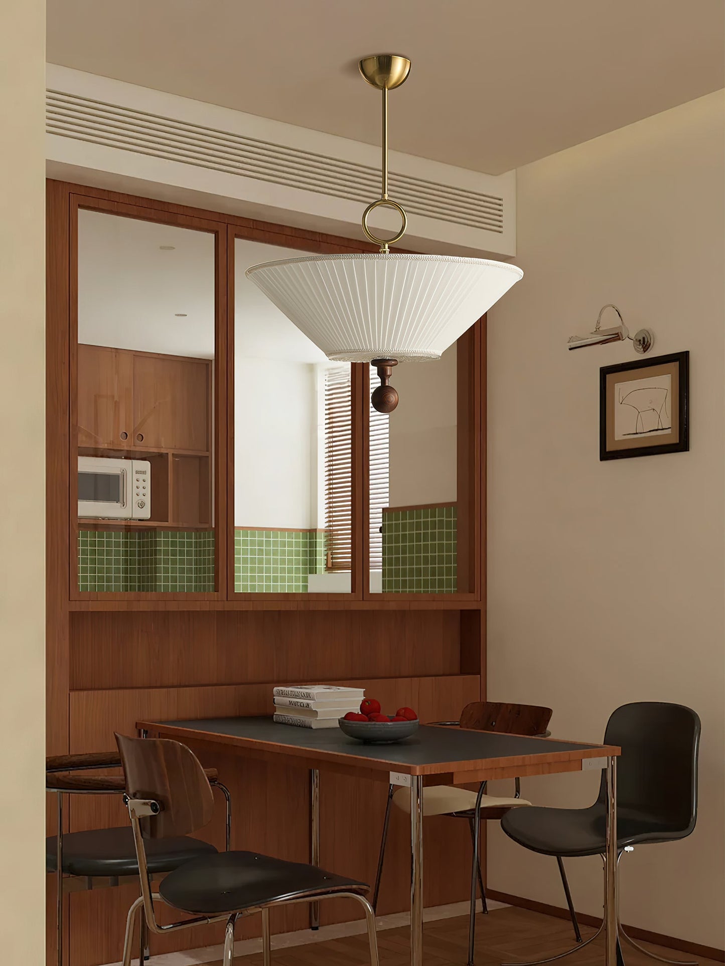 Solaria Pleated Pendant Light