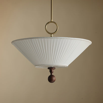 Solaria Pleated Pendant Light