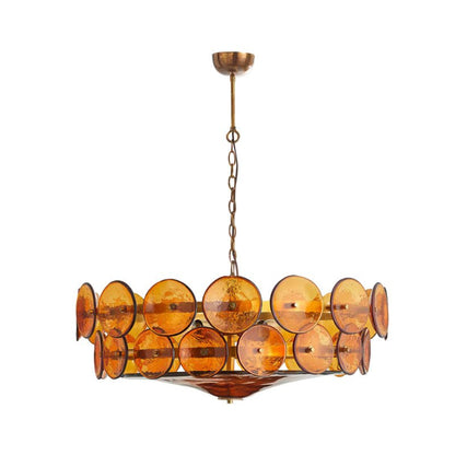 Solaris Disc Murano Candelabrum Chandelier