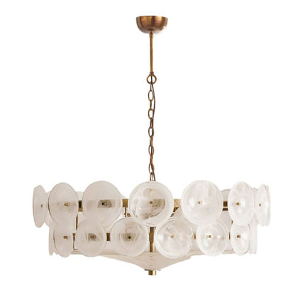 Solaris Disc Murano Candelabrum Chandelier