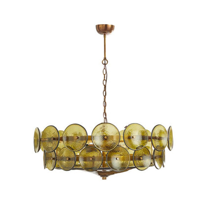 Solaris Disc Murano Candelabrum Chandelier