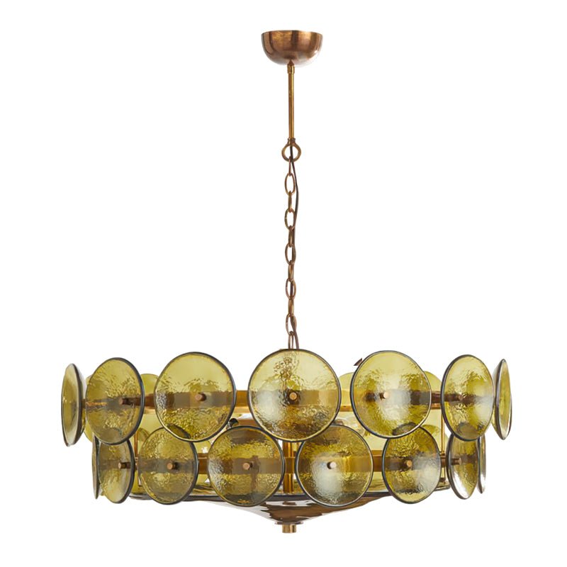 Solaris Disc Murano Candelabrum Chandelier