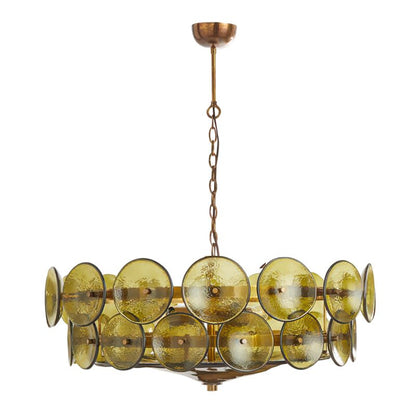 Solaris Disc Murano Candelabrum Chandelier