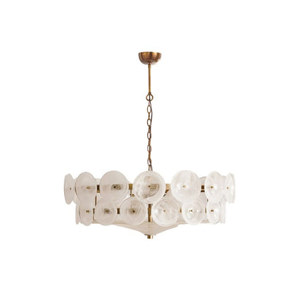 Solaris Disc Murano Candelabrum Chandelier