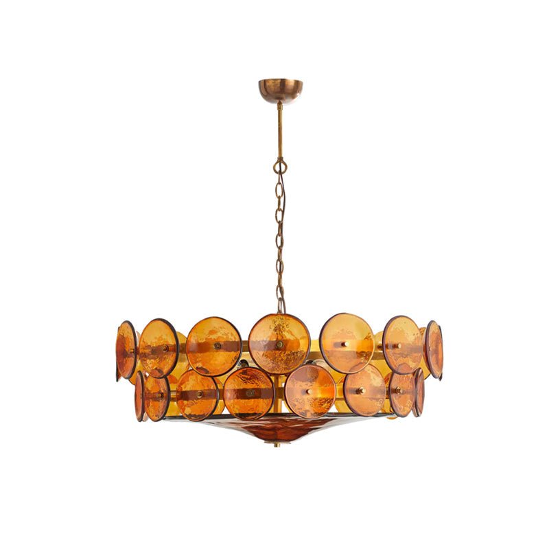 Solaris Disc Murano Candelabrum Chandelier