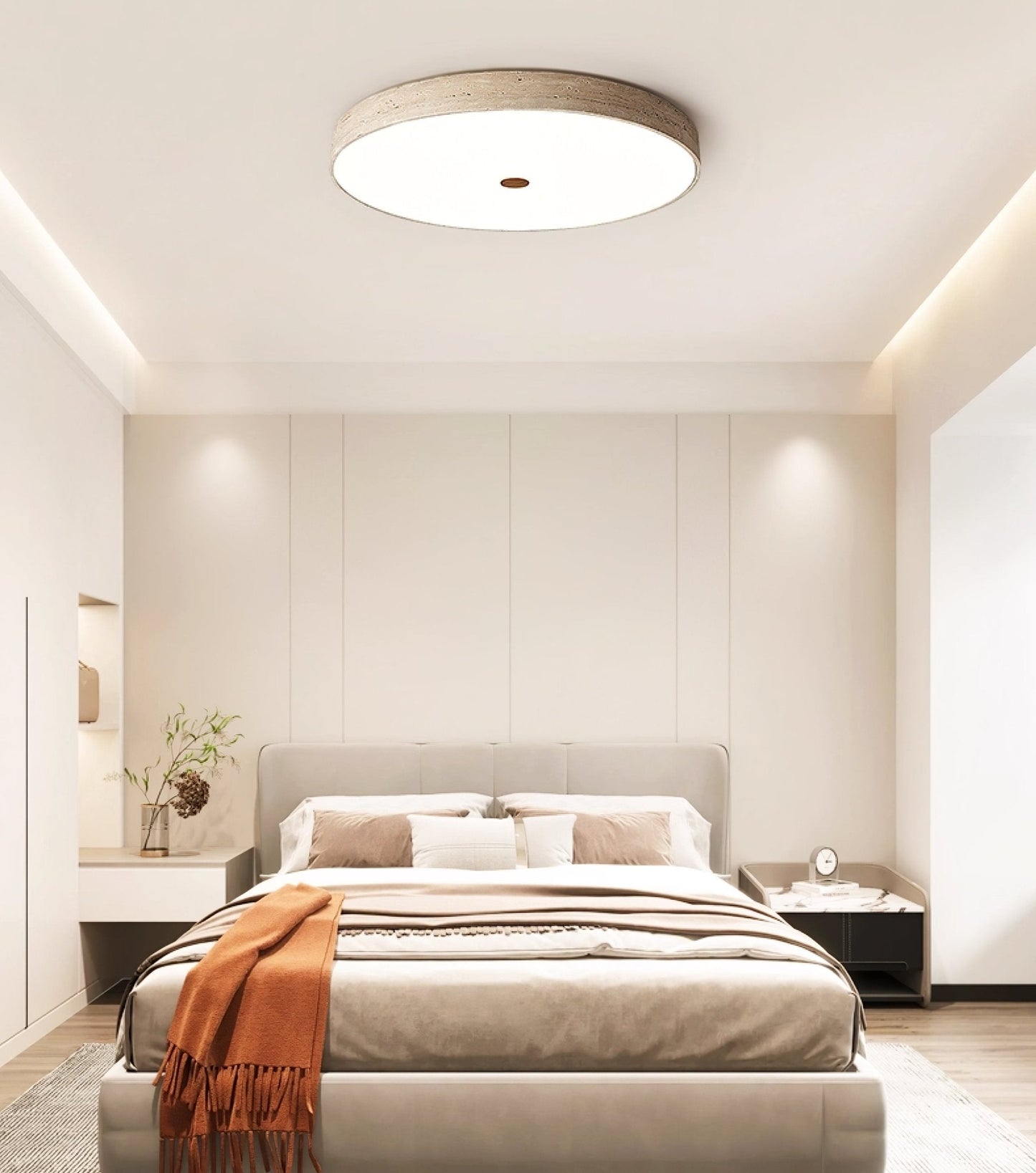 Solaro Travertine Ceiling Lamp