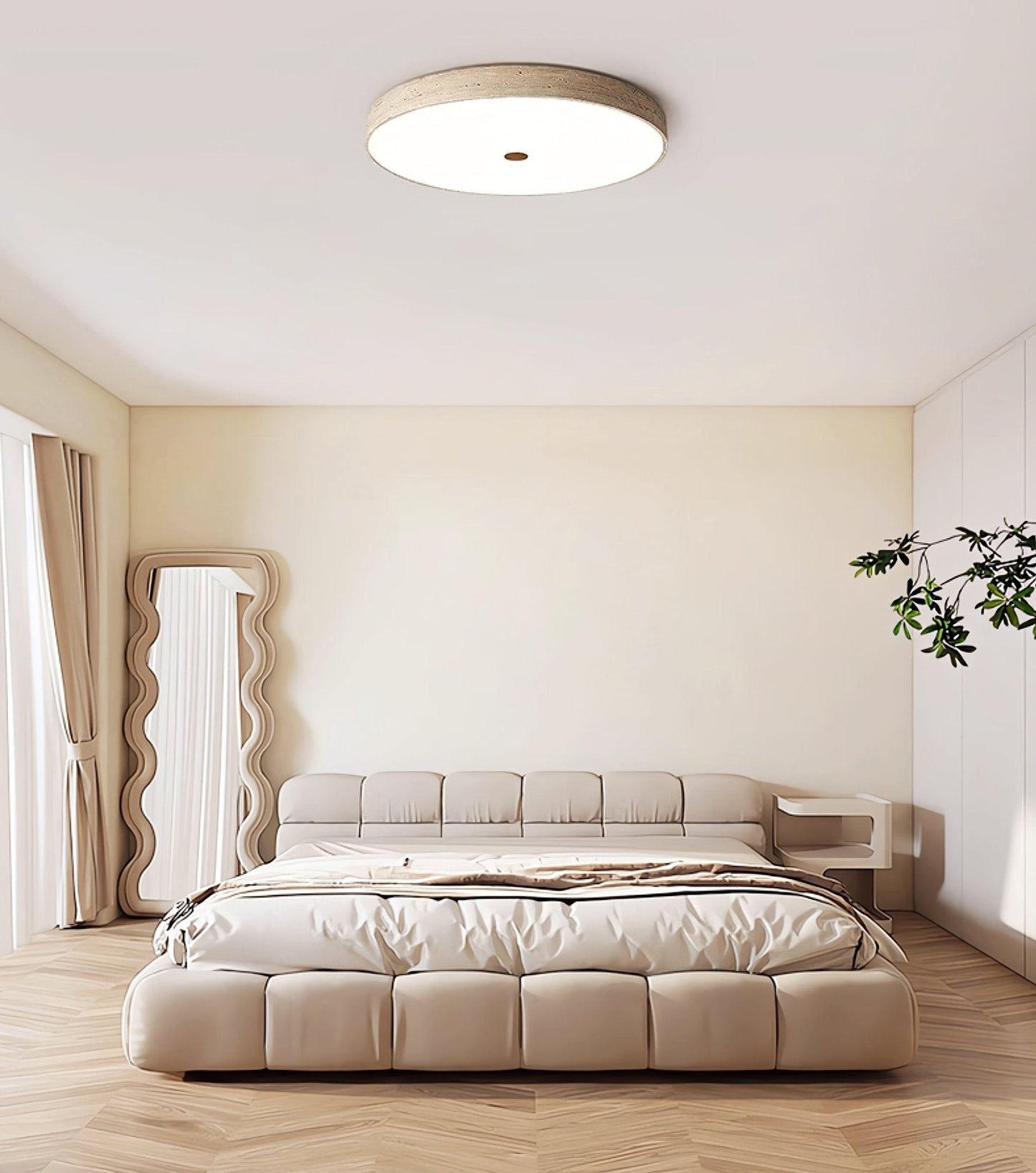 Solaro Travertine Ceiling Lamp
