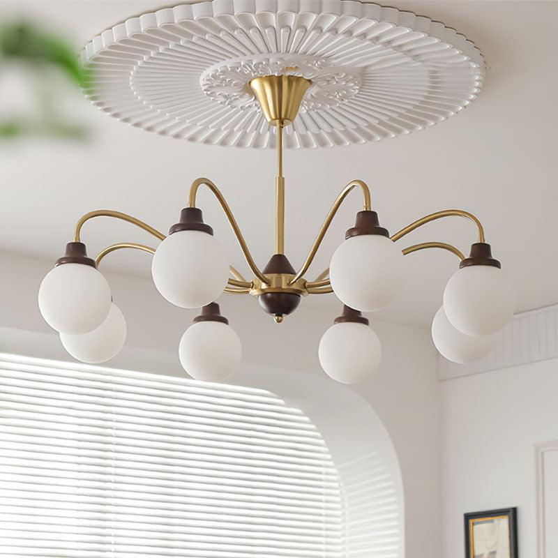 Solid Wood Magic Bean Pendant light Chandelier