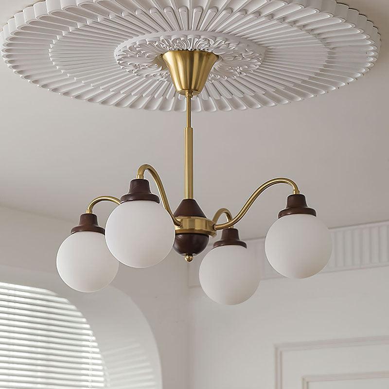 Solid Wood Magic Bean Pendant light Chandelier