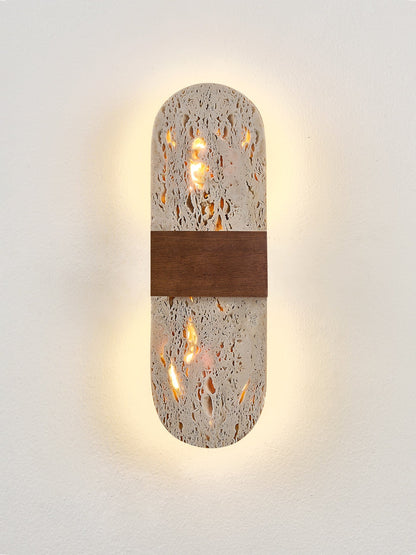 Solis Travertine Wall Light